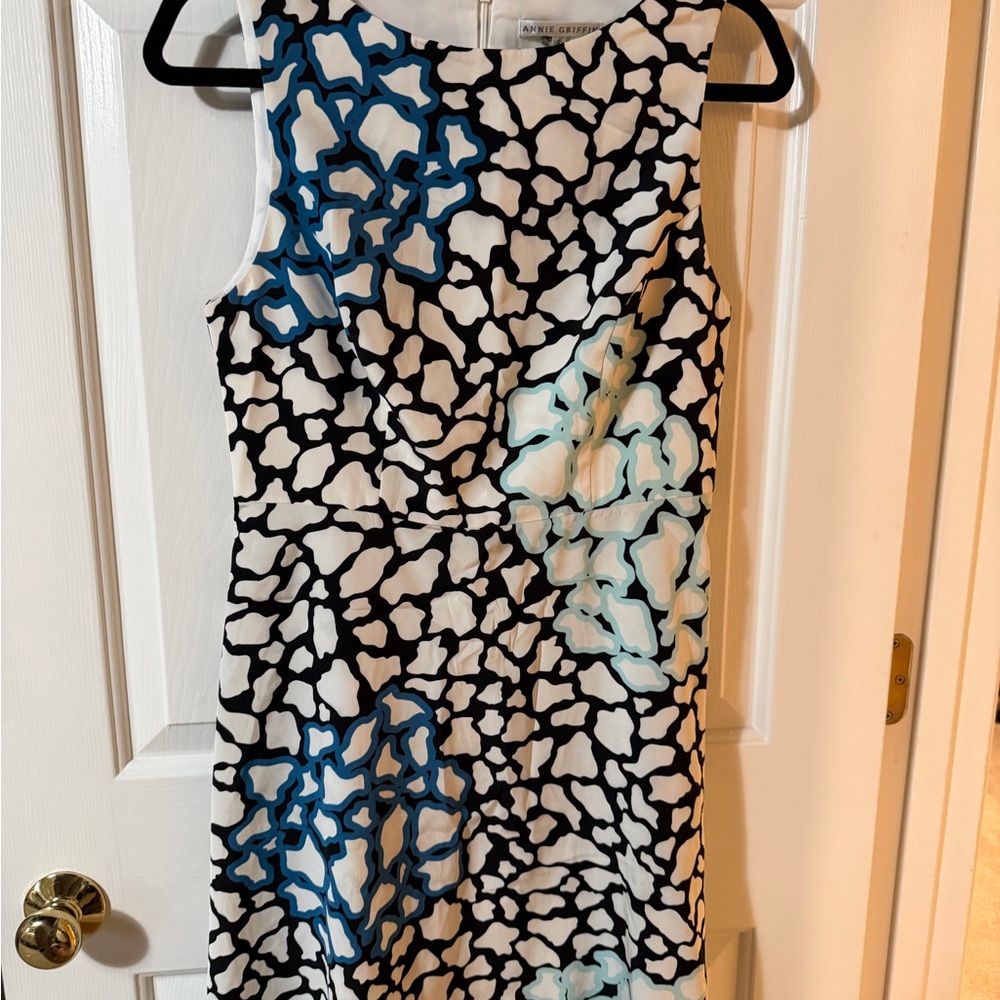 Annie Griffin Monochrome Patterned Dress